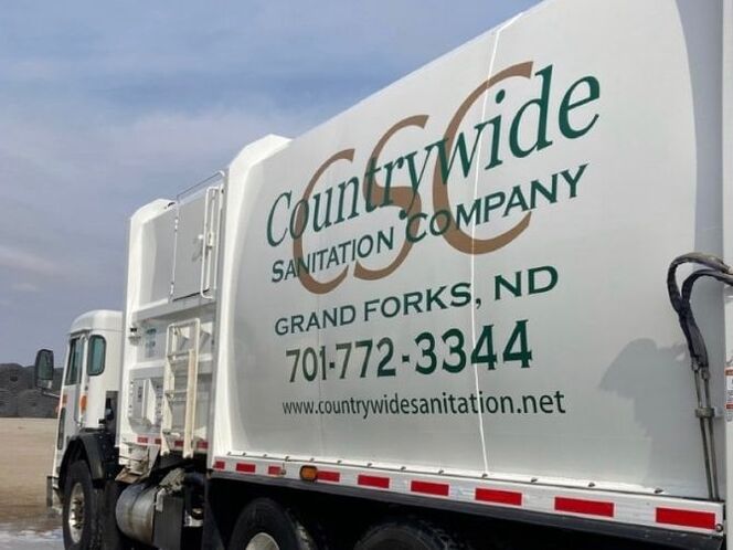 Countrywide Sanitation Company, Countrywide, Sanitation, Countrywide Sanitation, Grand Forks, trash, recycling, garbage, cardboard, waste, collection, dispose, disposal, truck, pick up, moving, storage, dumpster, roll-off, construction